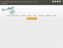 Tablet Screenshot of ess-a-bagel.com